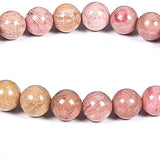 rhodochrosite bracelet rhodochrosite crystal rhodochrosite beads bracelet healing bracelet healing stone womens jewellery natural original certified healing stone bracelet for men women