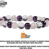 rose quartz bracelet amethyst bracelet clear quartz crystal bracelet gemstone jewelry beaded stone bracelets 7 chakra bracelet womens jewellery gift bracelet money crystal wealth income bracelet natural certified healing stone evil eye protection bracelet for men women good luck bracelet spiritual zodiac bracelet charms jewelry bracelet calm anxiety reiki healing bracelet spiritual gift reiki energy healing stress relief bracelet prosperity abundance crystal bracelet love crystal bracelet 