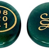 Zibu Symbols Green Jade Crystal Money Prosperity Switchword Healing Nos Attract Cash Flow Luck Energy Balance Positive Vibrations Thoughtful Gift Holistic Well-Being Oval Gemstone Reiki Healing Cabochon Unique Packaging Personal Growth Christmas gifts holiday gifts gift for mum gift for dad spiritual gifts couple gifts gift set healing gifts christmas gifts for women christmas gifts for men christmas presents