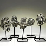 golden pyrite raw stone golden pyrite rock stand manifestation stone fools gold Healing crystal money stone Abundance Stone Chakra Stone workspace decor home office essentials home decor interior design homeware modern decor luxury decor bohemian decor pyrite atrracts wealth deskware crystal chakra meditation stones meditation stone Christmas gifts holiday gifts for mum dad spiritual gifts couple gifts gift set healing gifts christmas gifts for women men presents