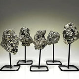 golden pyrite raw stone golden pyrite rock stand manifestation stone fools gold Healing crystal money stone Abundance Stone Chakra Stone workspace decor home office essentials home decor interior design homeware modern decor luxury decor bohemian decor pyrite atrracts wealth deskware crystal chakra meditation stones meditation stone Christmas gifts holiday gifts for mum dad spiritual gifts couple gifts gift set healing gifts christmas gifts for women men presents