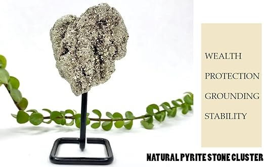 golden pyrite raw stone golden pyrite rock stand manifestation stone fools gold Healing crystal money stone Abundance Stone Chakra Stone workspace decor home office essentials home decor interior design homeware modern decor luxury decor bohemian decor pyrite atrracts wealth deskware crystal chakra meditation stones meditation stone Christmas gifts holiday gifts for mum dad spiritual gifts couple gifts gift set healing gifts christmas gifts for women men presents