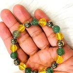 citrine bracelet citrine crystal bracelets for women golden pyrite bracelet green aventurine crystal bracelet golden pyrite bracelet for men women pyrite crystal bracelet pyrite stone bracelet  natural pyrite crystal genuine bracelet small bead healing stone bracelet  healing stone bracelets for women  money bracelet money attraction bracelet money magnet bracelet money magnet crystal bracelet for wealth income money crystal bracelet wealth bracelet pyrite crystal bracelet for men women