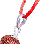 10 mukhi rudraksha rudraksha pendant rudraksha silver pendant for men women