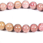 rhodochrosite bracelet rhodochrosite crystal rhodochrosite beads bracelet healing bracelet healing stone womens jewellery natural original certified healing stone bracelet for men women