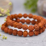 5 mukhi rudraksha bracelet 10mm for men women rudraksha bracelet certified rudraksha beads bracelet 5-mukhi rudraksha bracelet with metal capping bracelet for men women adjustable