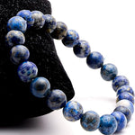 Lazuli Bracelet Natural Crystal Healing Stone Bracelet Gemstone Jewelry Bracelet for Men & Women 