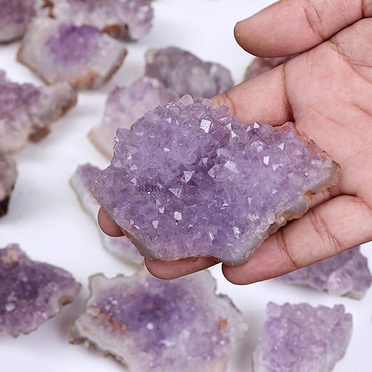 tumble stone tumble stones and crystals healing stones 7 chakra stone amethyst cluster large geode rock druzy mineral crystals stones raw cluster loose cut gemstones tumbled stones meditation stone kit wealth money crystal stones pocket stone prosperity success good luck stones and crystals gift  positive energy protection stone decorative multicoloured stones showpieces for home decor gifts polished tumble stones natural healing crystal stone gift meditation stone abundance stone reiki healing 